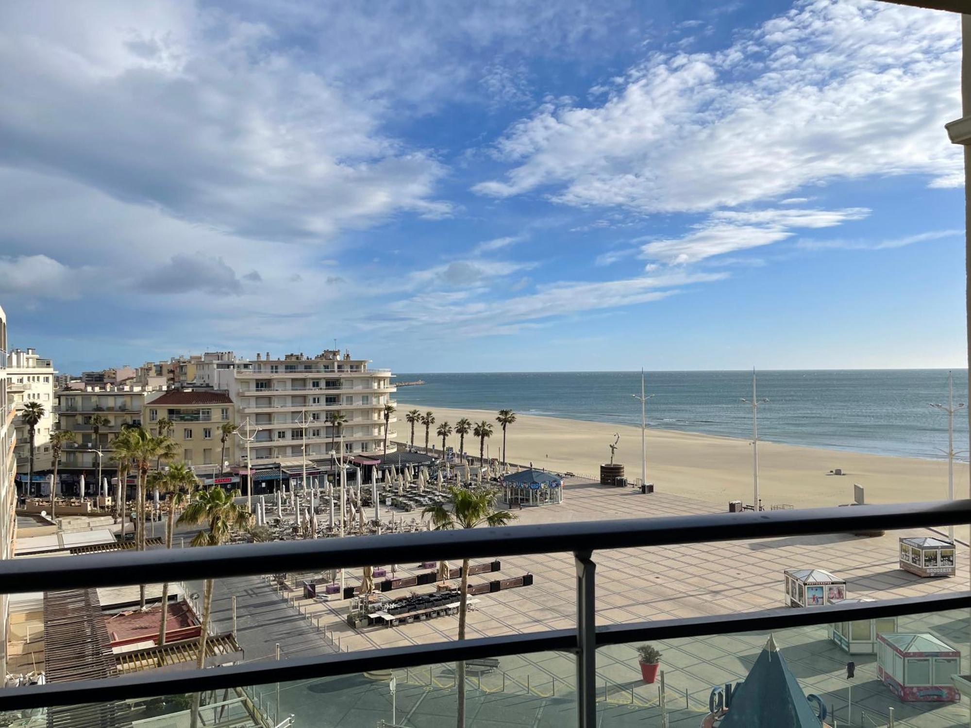 T2 Vue Mer Canet Plage - Le Petit Paradis Exterior photo